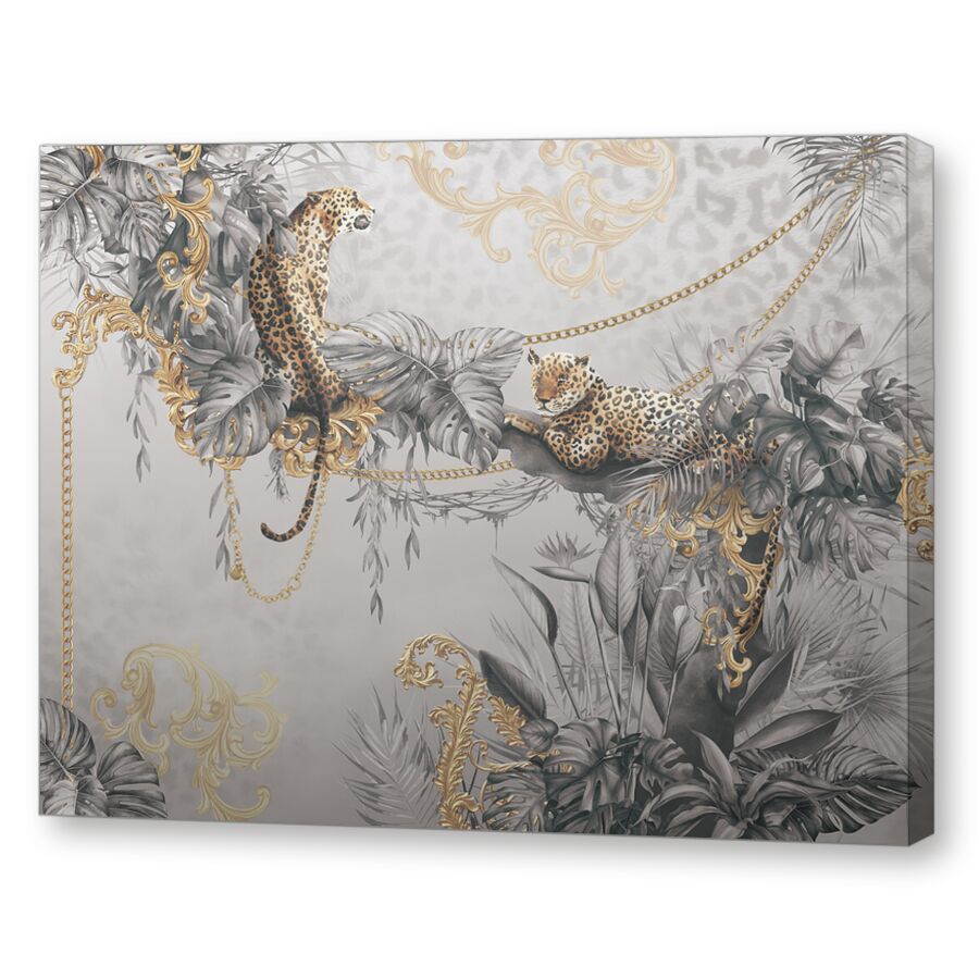 Luxury gray на подрамнике