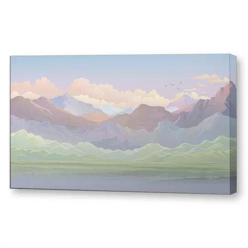 Долина у гор