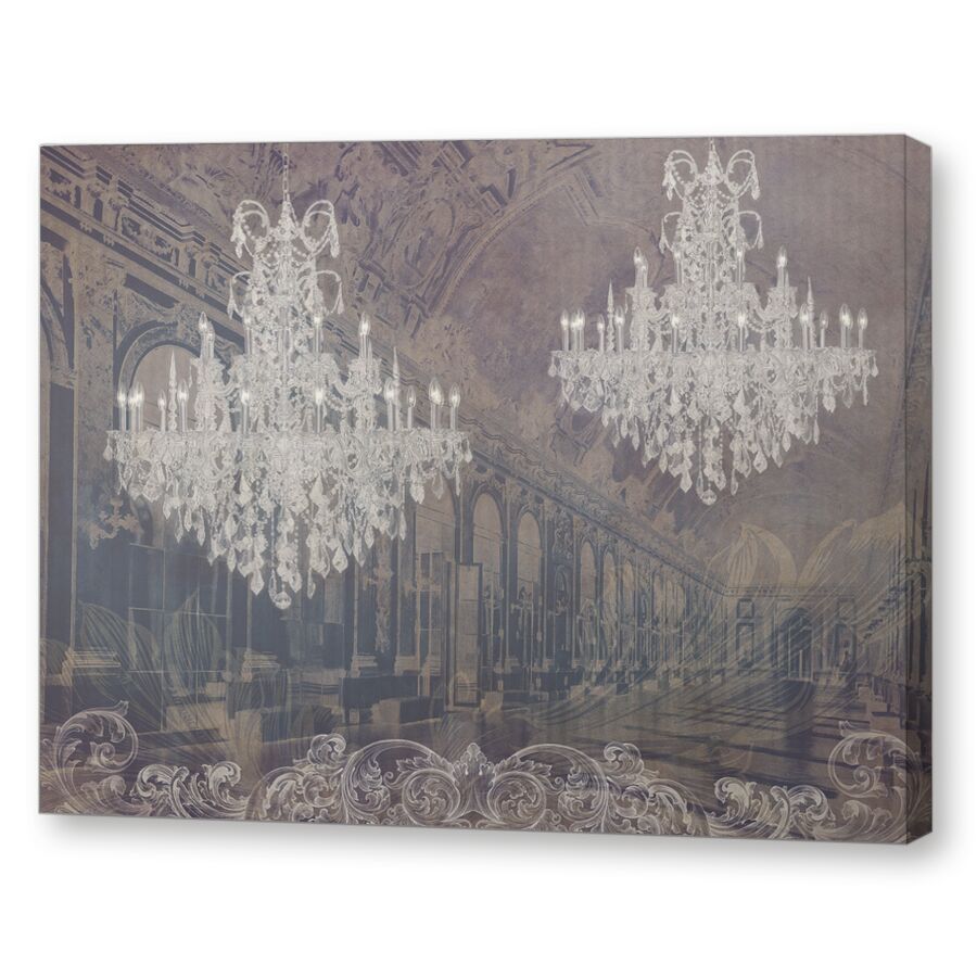 Lustre burgundy на подрамнике