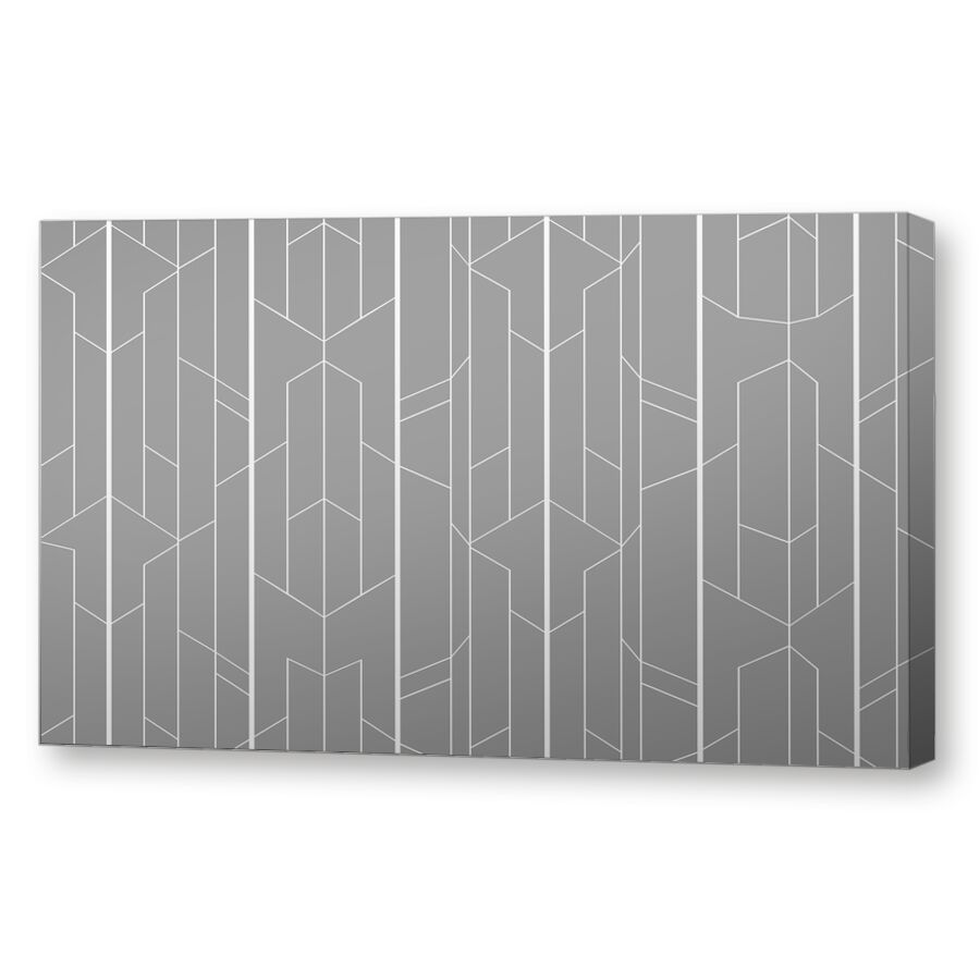 Abstract pattern grey на подрамнике