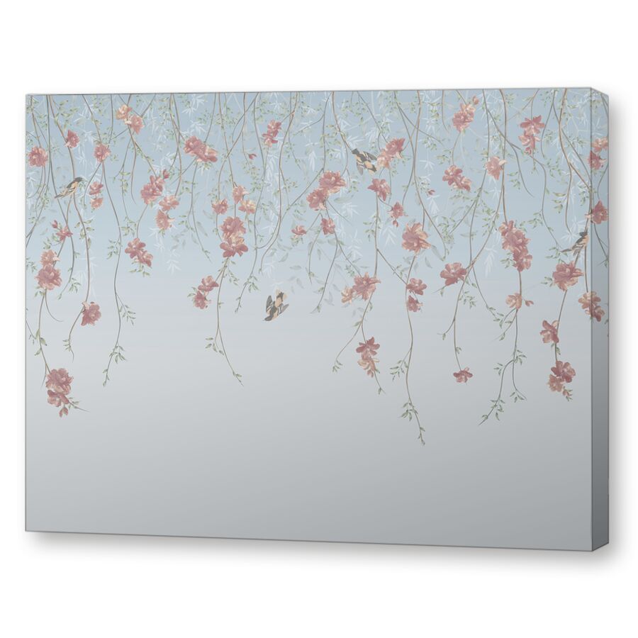 Delicate flowers blue на подрамнике