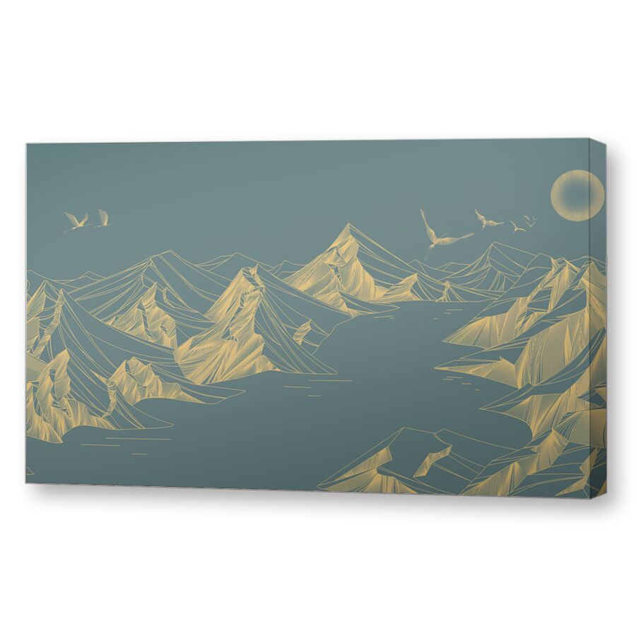Mountains green на подрамнике