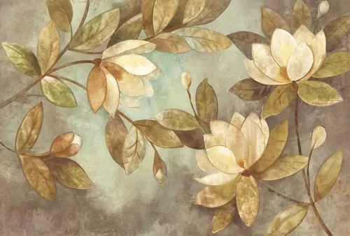 Water lily sepia
