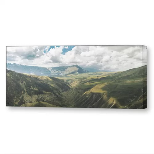 Панорама горной Чечни