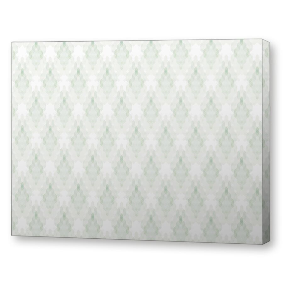 Geometric pattern green на подрамнике