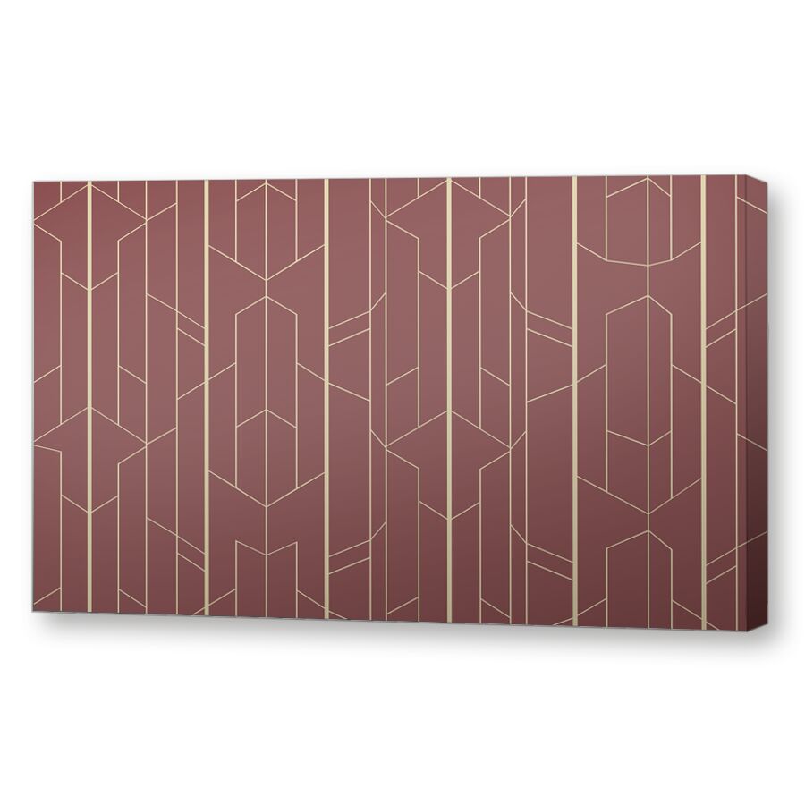 Abstract pattern terracotta на подрамнике