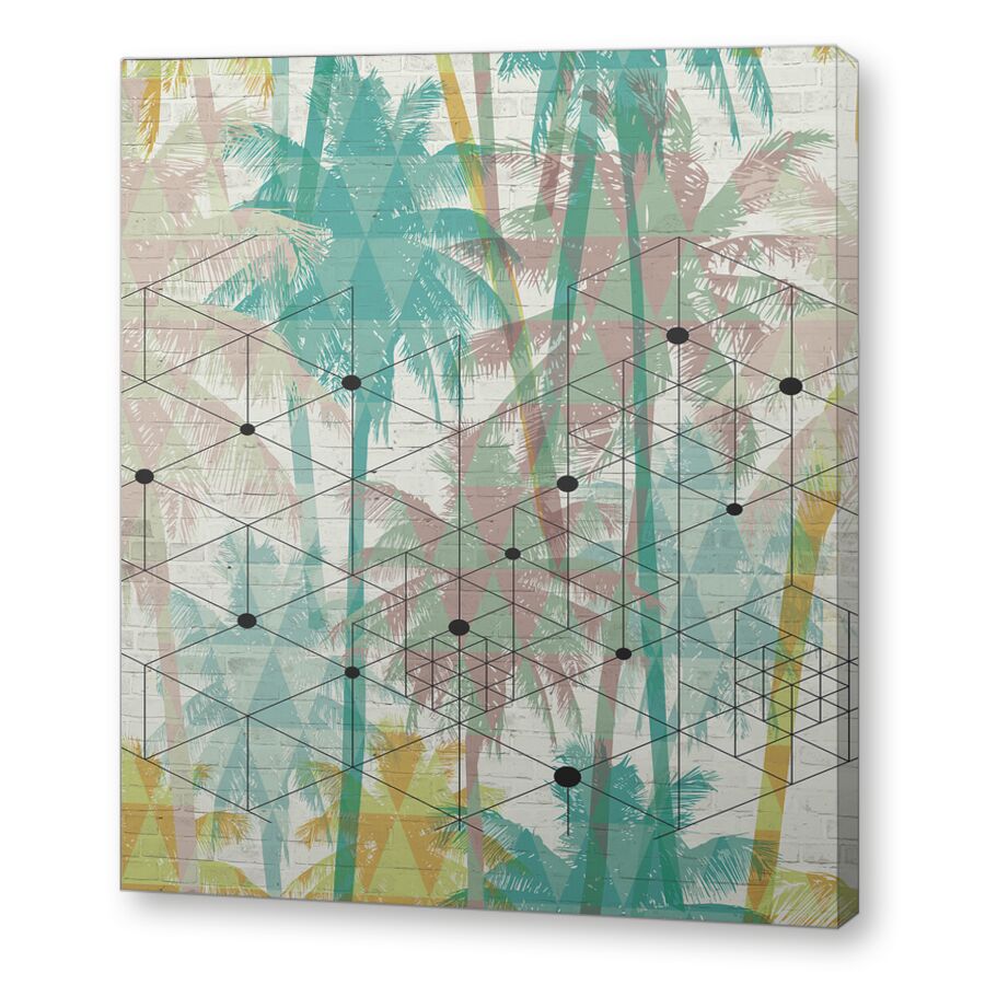 Jungle geometry на подрамнике