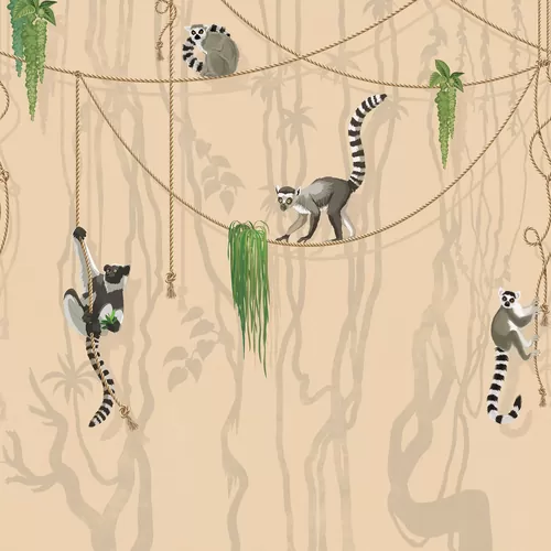 Lemurs in the tropics