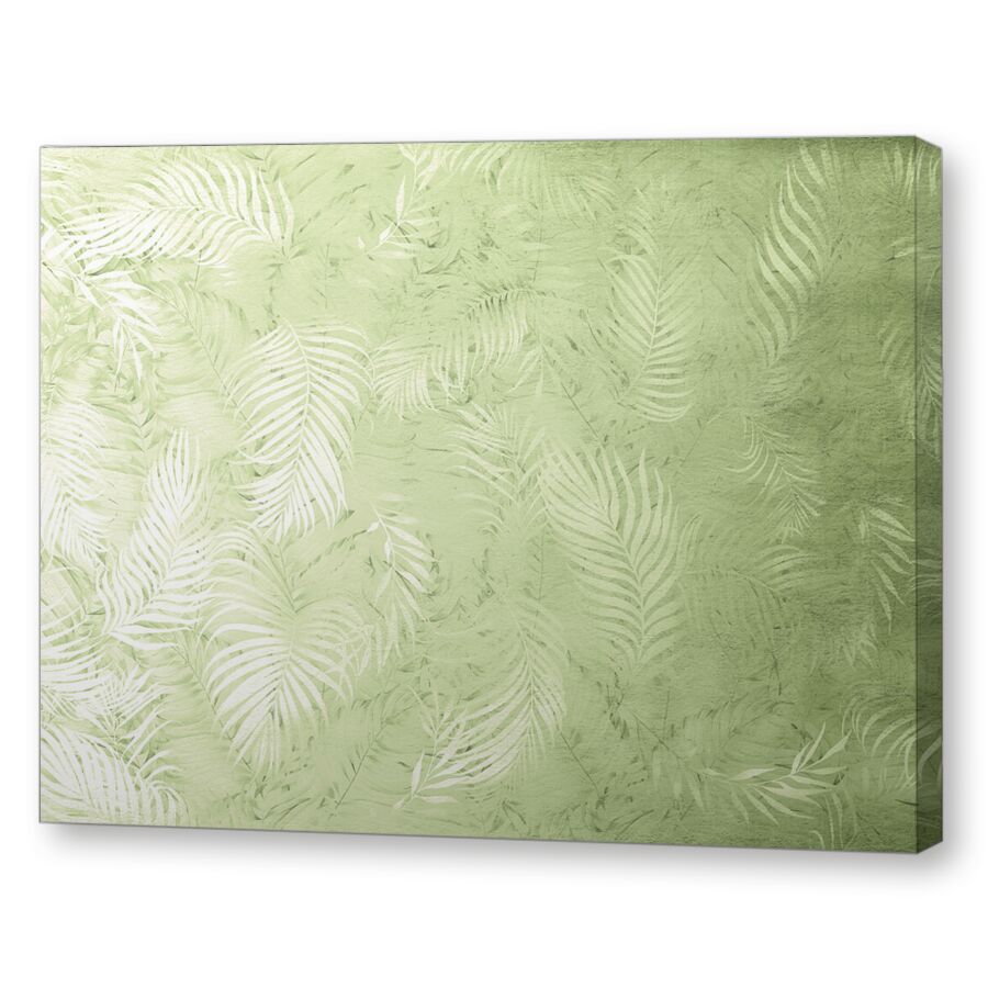 Palm wind green на подрамнике