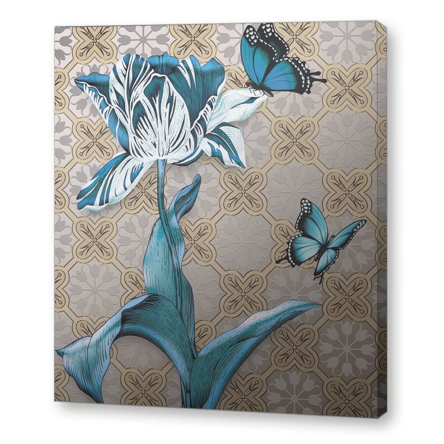 Blue tulip на подрамнике