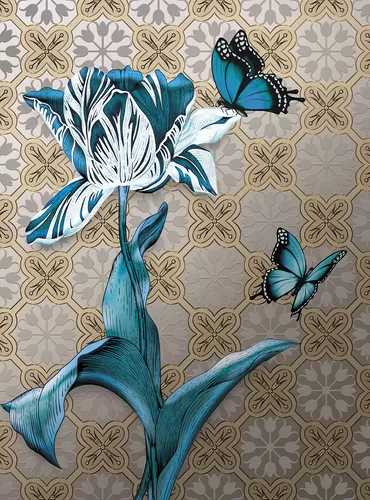 Blue tulip