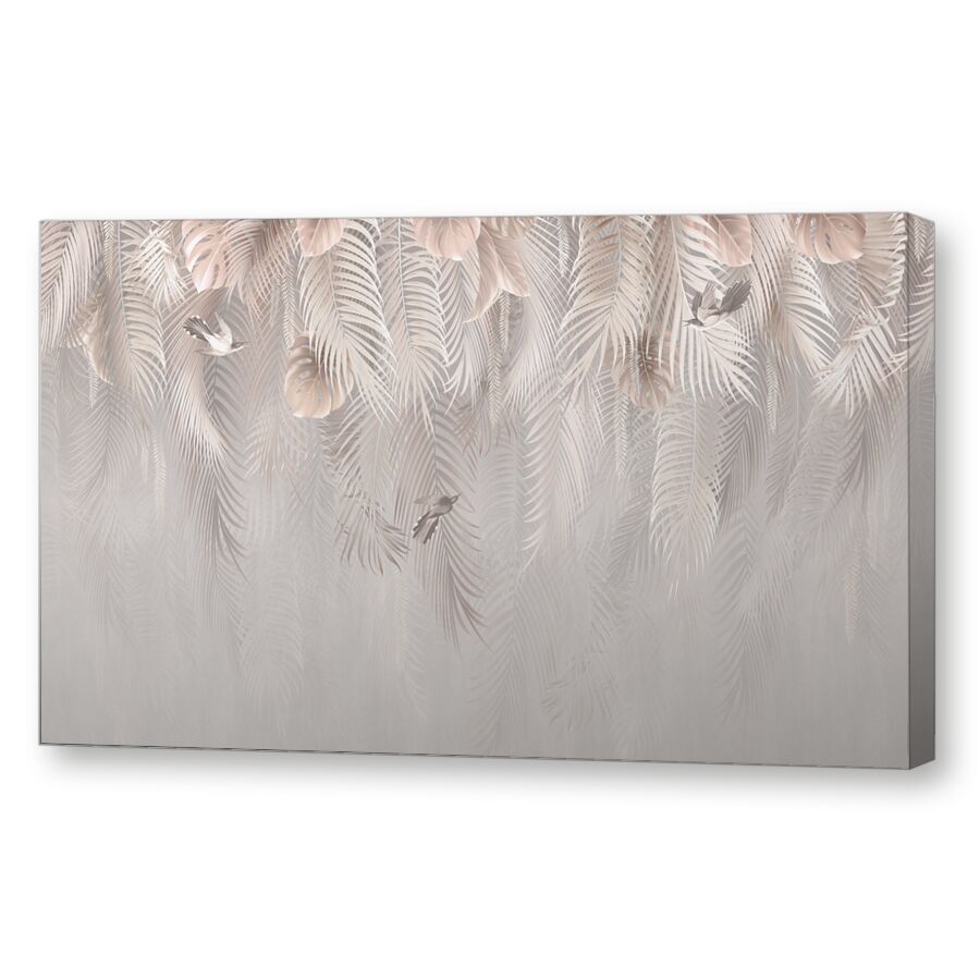 Пальмовые листья на подрамнике