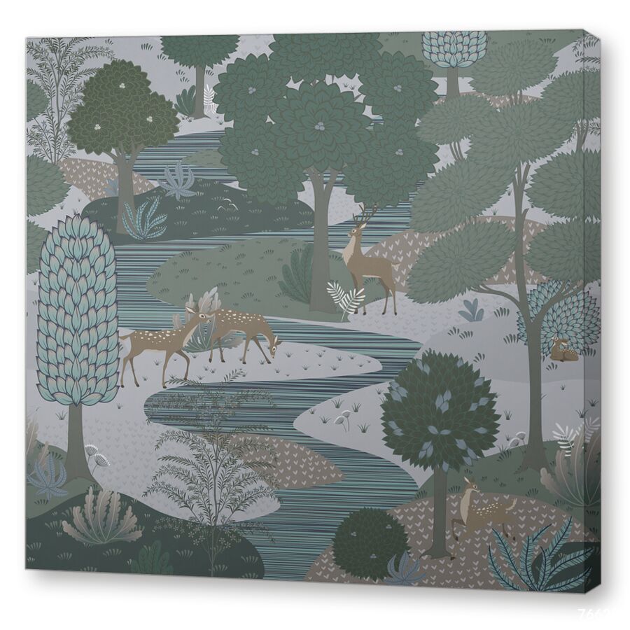 Deer in nature на подрамнике