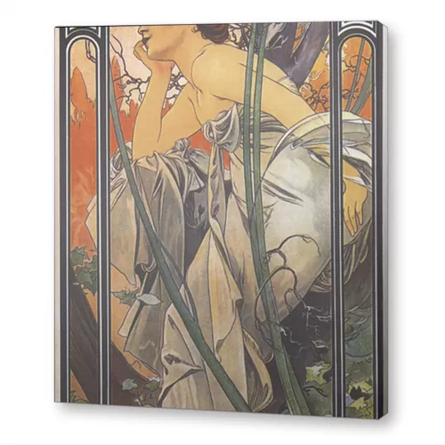 А.Муха-Вечерняя задумчивость. Из серии 