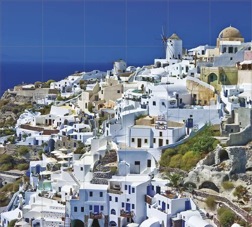 Белые стены Санторини