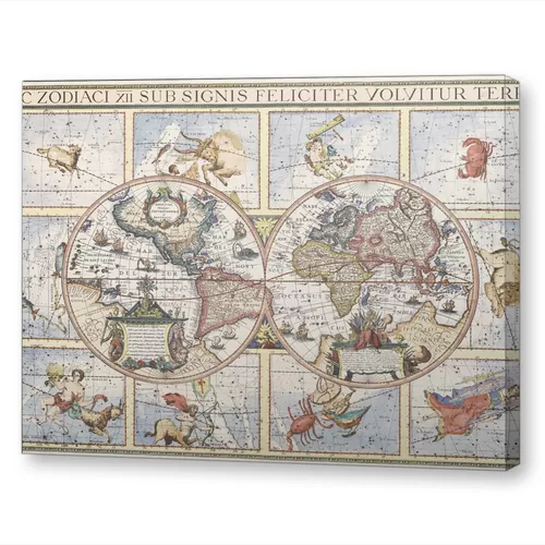 Карта с зодиаками