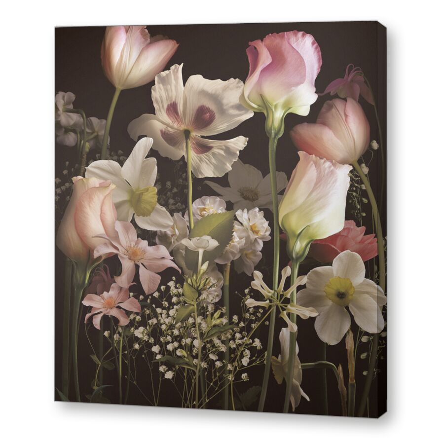Night bouquet на подрамнике