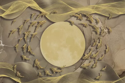 Golden waves