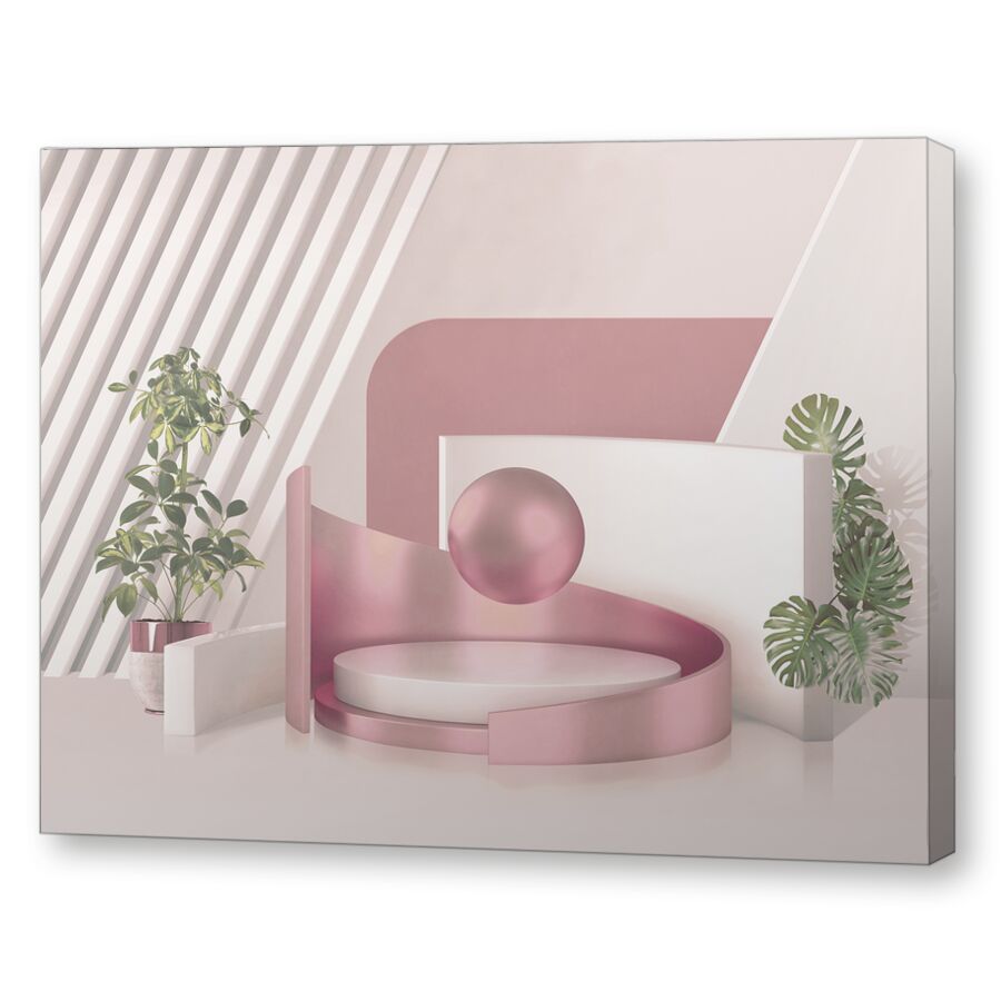 Pink volume на подрамнике