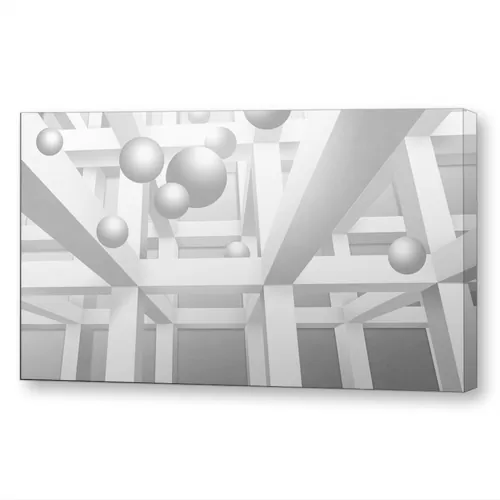 Белые шары в пространстве