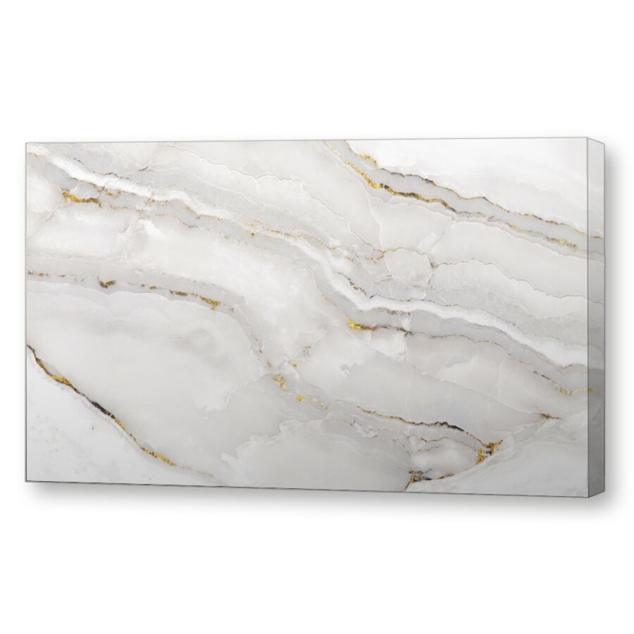 Мрамор с позолотой на подрамнике