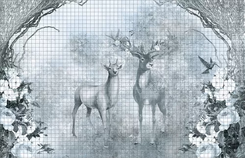 Пара оленей