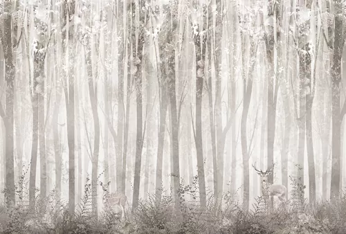 Beautiful Forest gray gradient