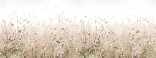 Morning field sepia