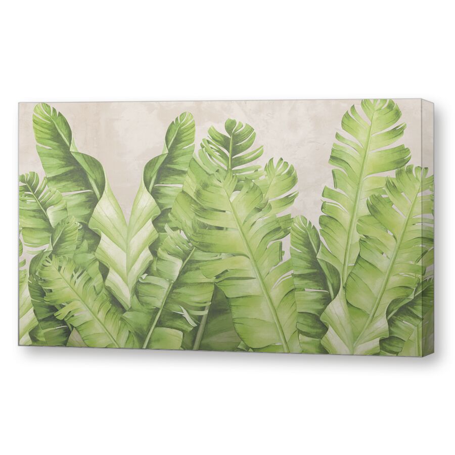 Banana leaves lime на подрамнике