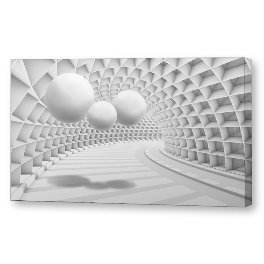 3D туннель на подрамнике